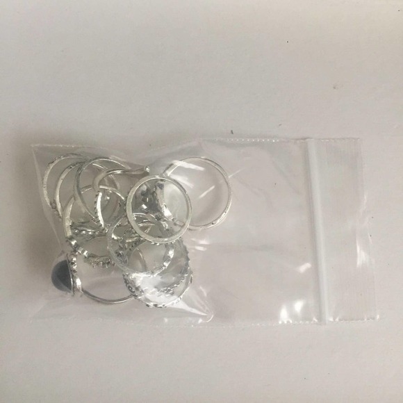 11 Piece Black Onyx Midi Ring Set - Picture 7 of 7